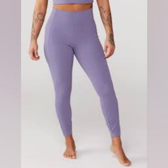 Rei Purple Pull-on Yoga Capri Leggings Pants Size 1X NWT - Picture 1 of 7